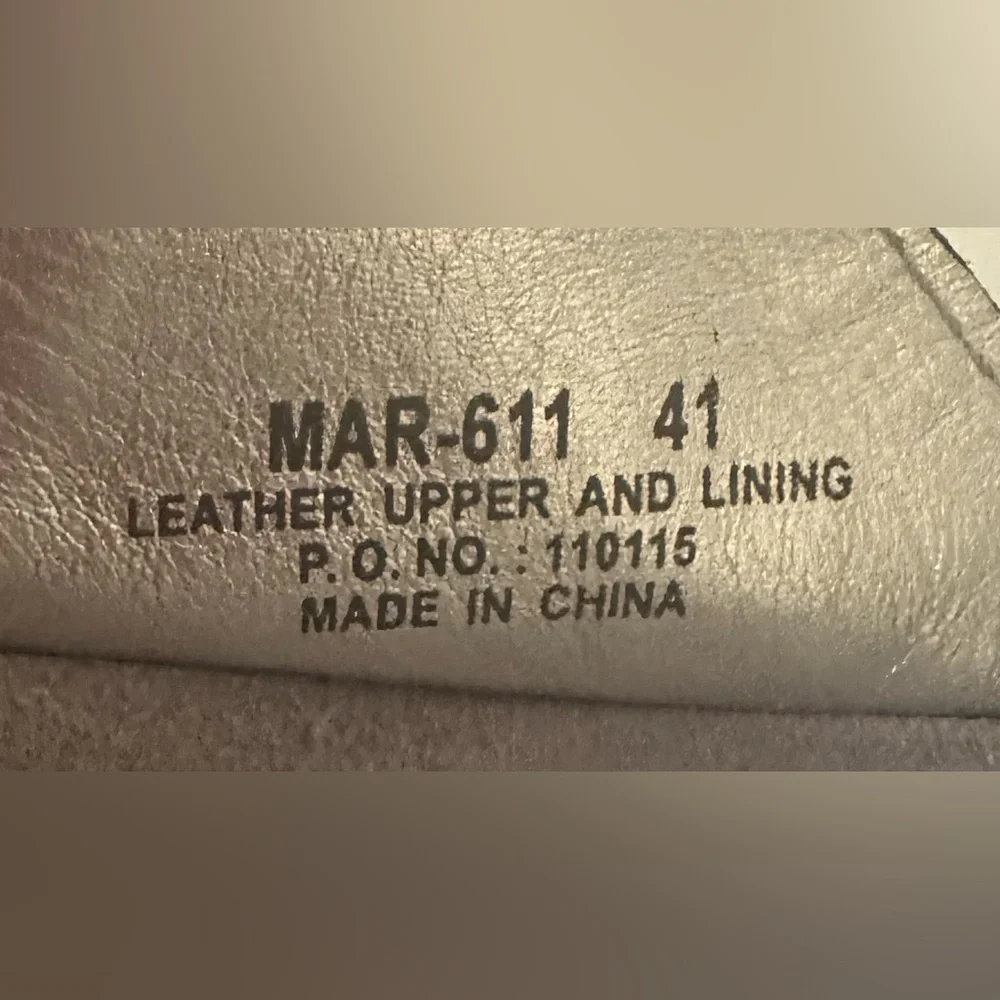 EUC VTG Algeria Verona Black Leather Sandals MAR-611A Sz 10.5/41 w/Original Box - Picture 6 of 8